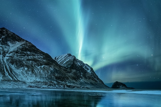 Northern lights near Tromsø