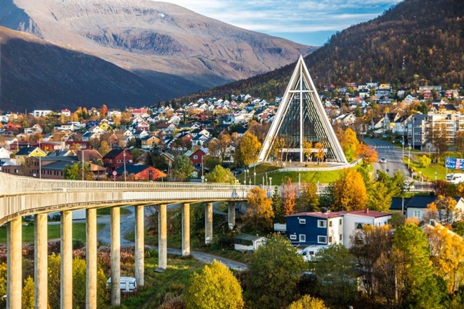 View of Tromso city