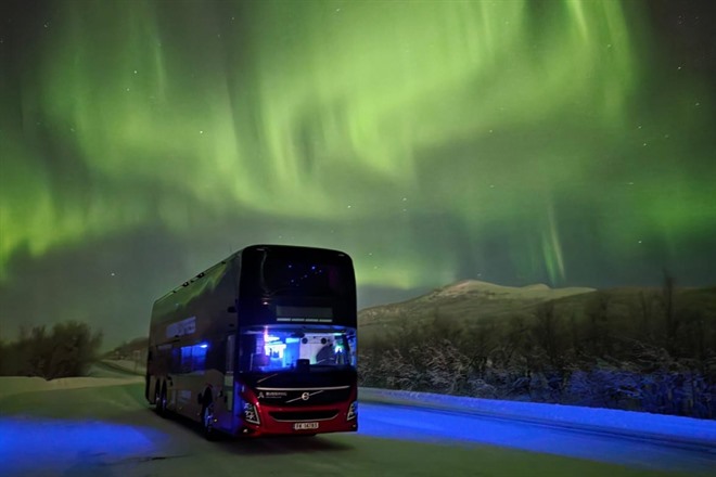 ARCTIC AURORA EXPRESS BUS TO ROVANIEMI