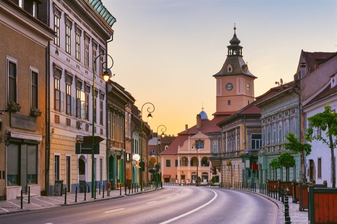 Sunrise in Brasov