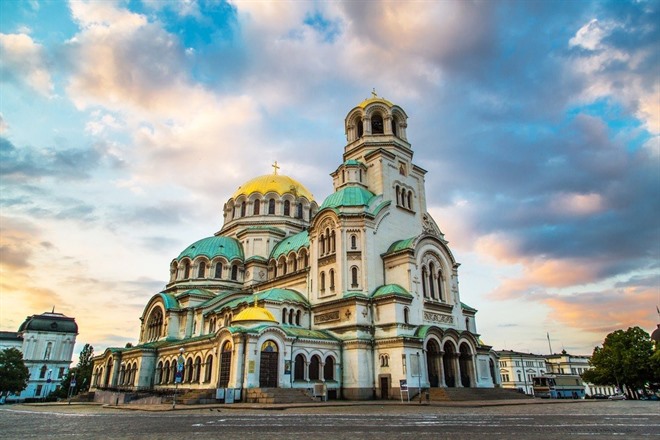 St. Alexander Nevsky Cathedral in the center of Sofia