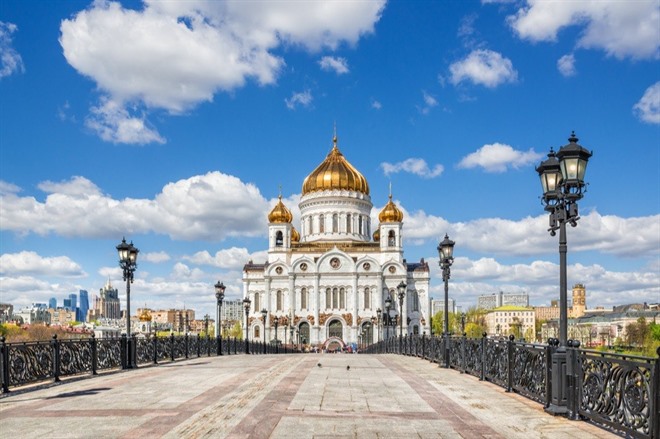 Moscow -  Cathedral of Christ the Saviour