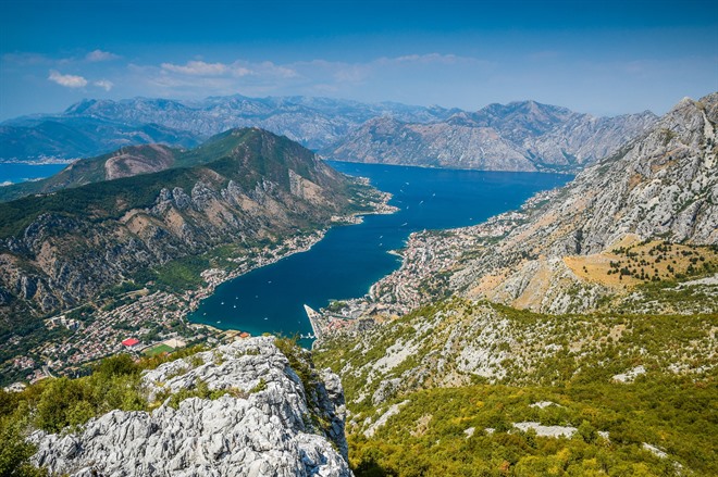 View of Kotor Bay from Lovcen NP