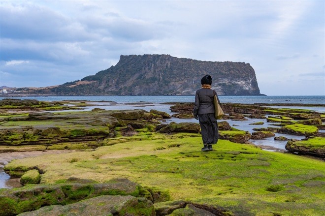 Seongsan Ilchulbong in Jeju Island