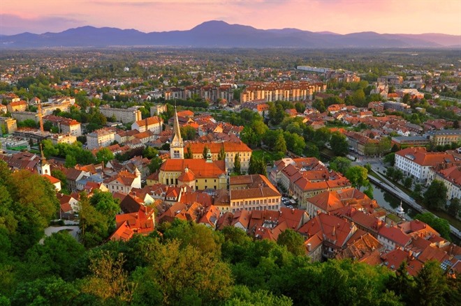 View of Ljubljana