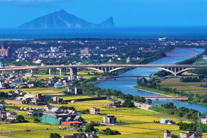Dongshan River, Yilan,Taiwan.