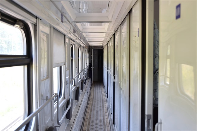 Corridor in carriage