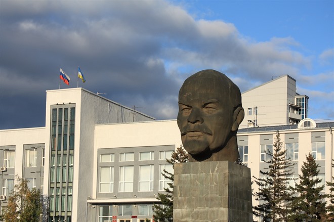Lenin's big head