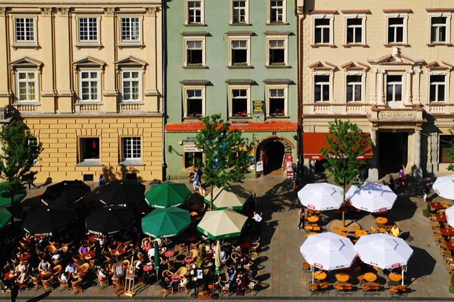 View of Krakow Market Square