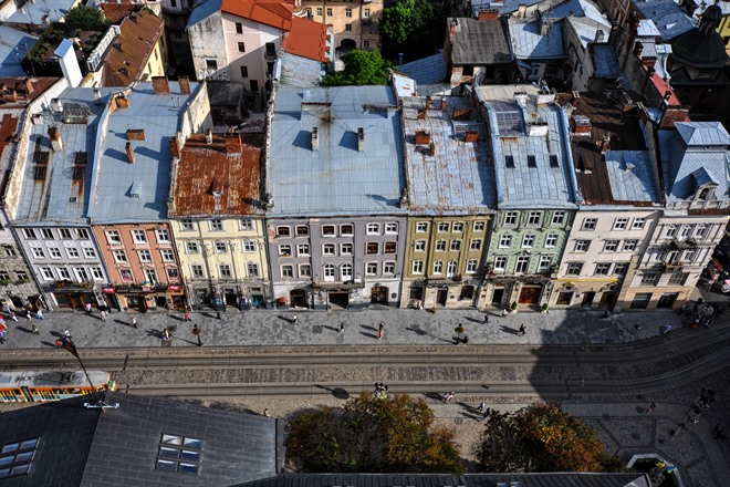 View of Lviv Old Town