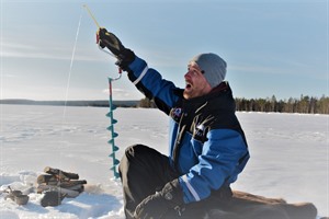 Ice fishing - Lapland