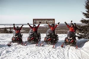 Snowmobiling