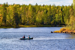 Canoeing at Arctic Retreat