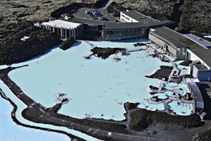 Blue Lagoon from the air