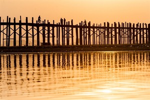 U Bein Bridge in Mandalay