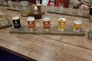Beer Flight at Svalbard Brewery
