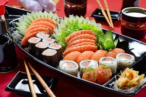 Japanese sushi platter