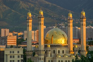 Golden mosque in Almaty