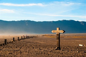 Route to Mt Bromo, Java