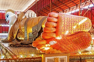 Kyaukhtatgyi Pagoda, Yangon, Burma
