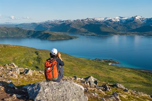 view into fjord