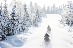 Snowmobiling