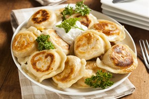 Polish pierogi (dumplings)
