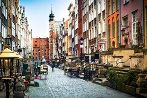 Mariacka street in Gdansk
