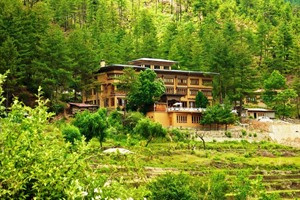 Homes in the Paro Valley, Bhutan