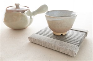 Hagi ware tea set