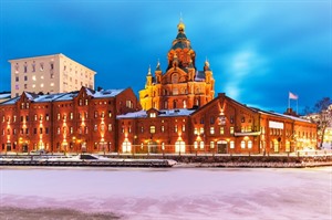 Uspenski Cathedral Church in Helsinki - Finland