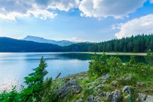 The Black Lake in Durmitor National Park - Montenegro