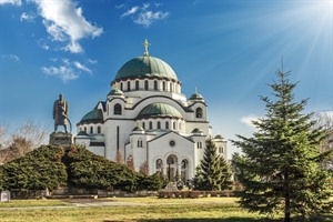 Saint Sava cathedral in Belgrade - Serbia