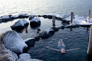 Hvammsvík Hot Springs , Iceland