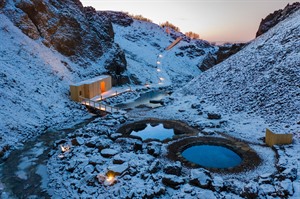 Husafell Canyon Baths, Iceland