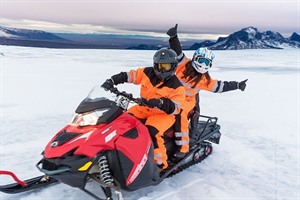Snowmobiling