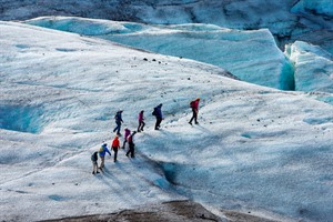 Glacier hiking
