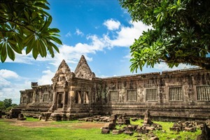 Wat Phu Temple in Southern Laos