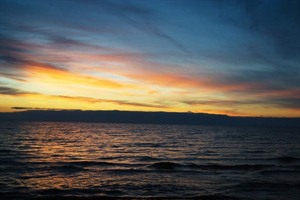 Baltic sunset from Jurmala beach