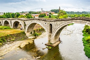 Terzijski Bridge over river Erenik