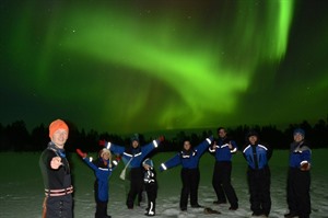 Aurora borealis hunt - Lapland