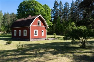 Swedish traditional red house