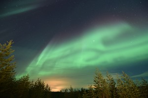 Stunning northern lights