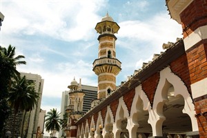Jamek Mosque in Kuala Lumpur