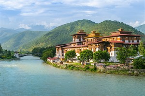 Punakha Dzong Monastery, Punakha, Bhutan