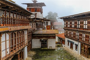 Inner view of Trongsa Dzong