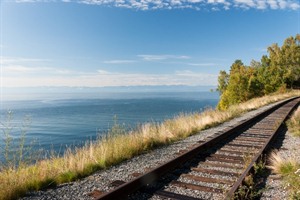 Railway line, Lake Baikal
