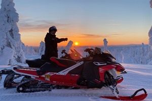 Snowmobiling