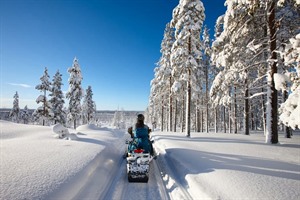 Snowmobiling