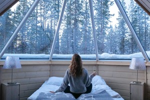 Aurora Cabins Glass Igloos - Interior